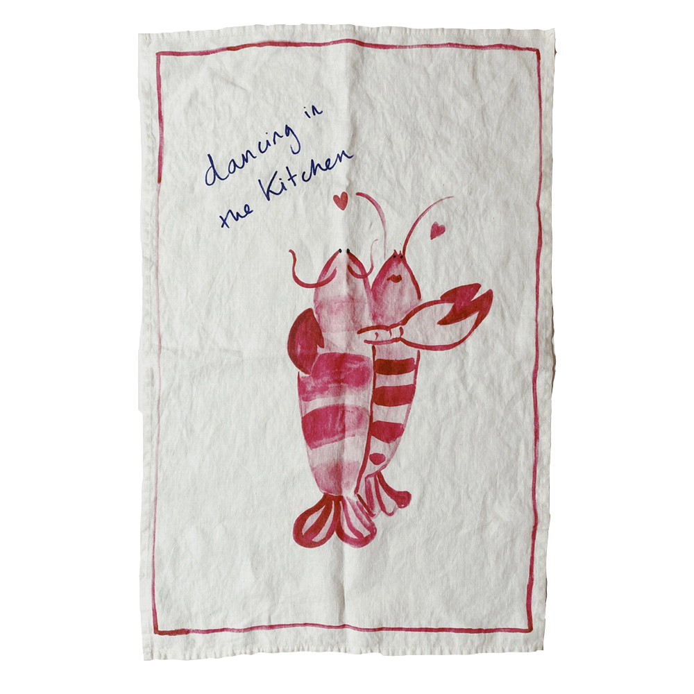 Kitchen Dancing - Linen Tea Towel