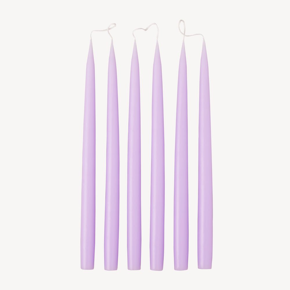 Pastel Purple Taper Candle - Studio Dine